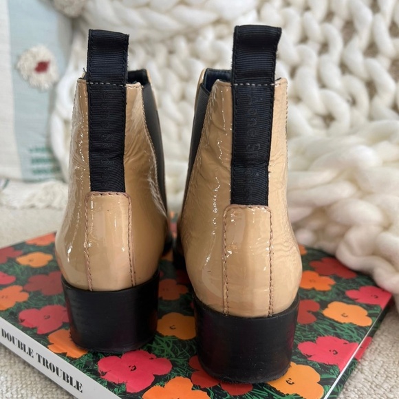 Acne Studios Jensen Women's Patent Leather Chelsea Boot - Picture 5 of 6